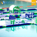 Floating Water Obstacle Course Games Giant Inflatable Water Park Toys